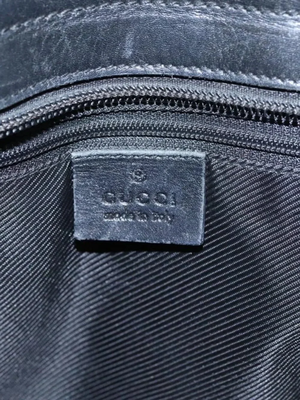 GUCCI GG Canvas Hand Bag Black 33890 Auth ep7056